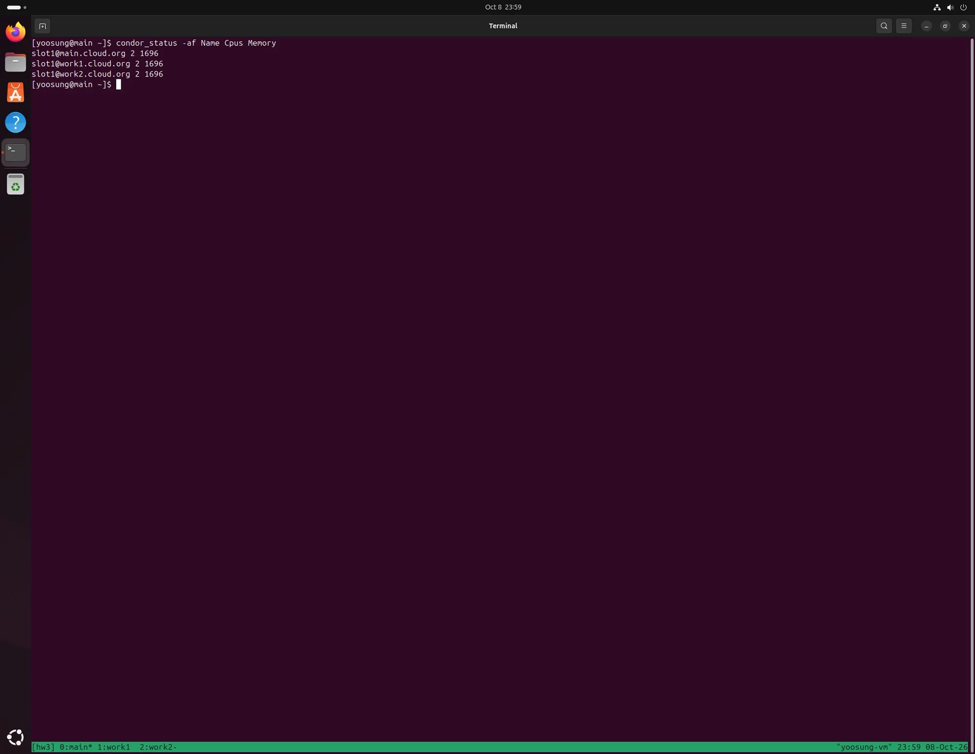 condor_status -af